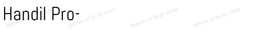Handil Pro字体转换